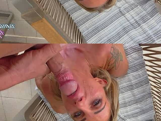 The Ripped Blouse and Suddenly Things Got Hot! Cum in Mouth!