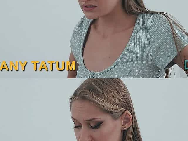 Supermodel Tiffany Tatum gets banged hard by old man Hans and gets the full load of cum on her face!