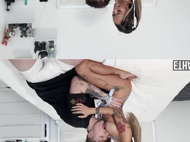 Tiny Oriental Tattooed Honey Linda Lan Gets Drilled with Ethan Try to find's Large Dong
