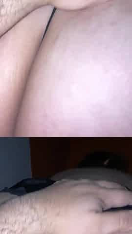 Large ass in ebony strap