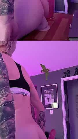 Sissy Kara Practices Butt To Throat With 2 Dildos