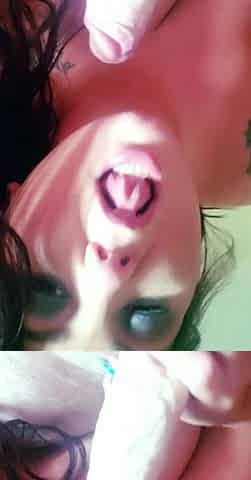 Pov homemade amateur facial cumshot and blowjob