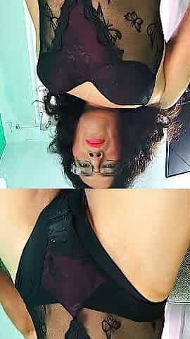 In ebony underware