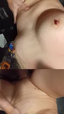 Close up Sex MILF Girfriend on Kitchen Table