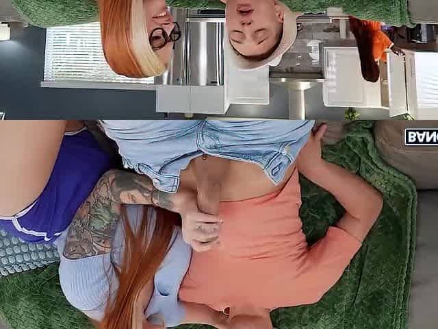 Cubbi Thompson - Threesome - Roommate, Study, Boobs - Full Video 720p