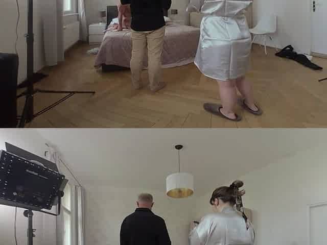 Lovita Fate - Behind the Scenes VR Part One - Skinny Blonde Tiny Cunt Stretched by Massive Cocks