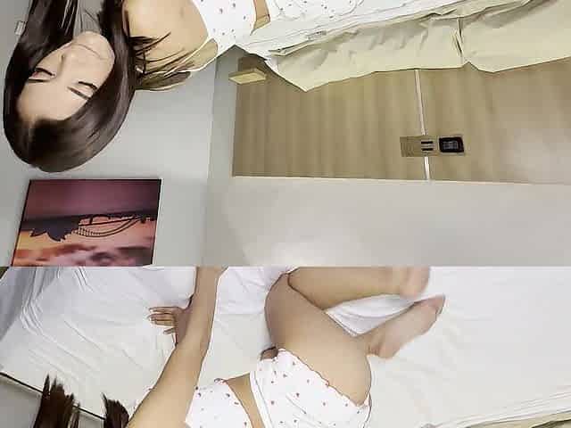 Hot Venezuelan screwed in her pajamas! Cum in butt