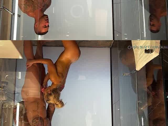 Fit Little Tiny Wench Gets Ruined in Shower