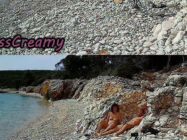 French Teacher Public Blow job Nudist Beach