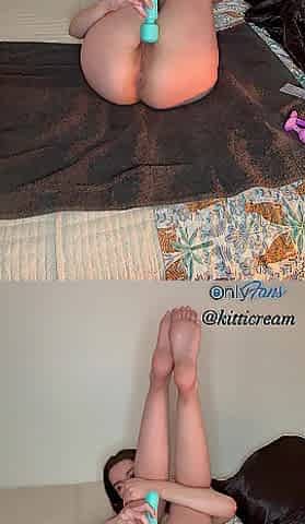 Overused teen snatch has creamy cum session