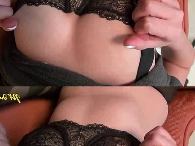 40 Year Old Housewife Sylvie Plays With Her Large Nipps & Cunt