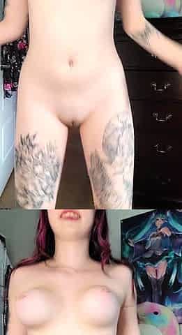 Close up teen masturbation