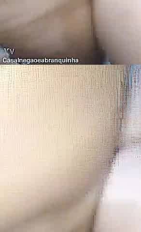 Woman with a cuckold spouse getting screwed in the butt by 2 males out of a jo-bag.