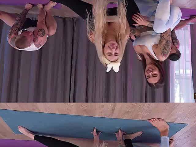 An unusual fitness workout for a porn star