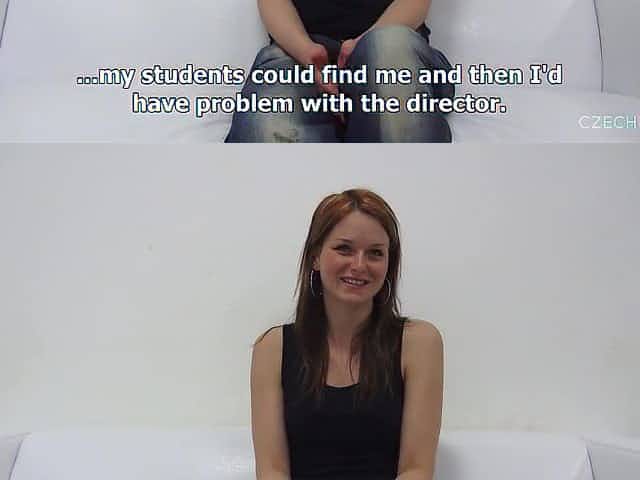Adela - amateur redhead in POV Hardcore with blowjob & cumshot