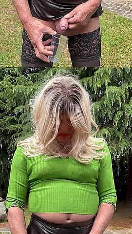 transgender kassy54 piddle public