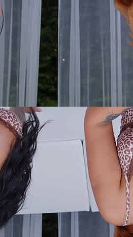 Agatha Vega, Yasmina Khan. Christian Clay and Brady Bud Make a Super Hot Foursome
