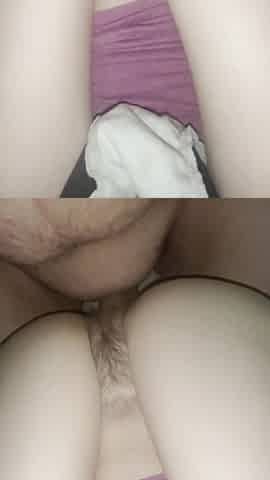 Fucking girlfriend with her legs up