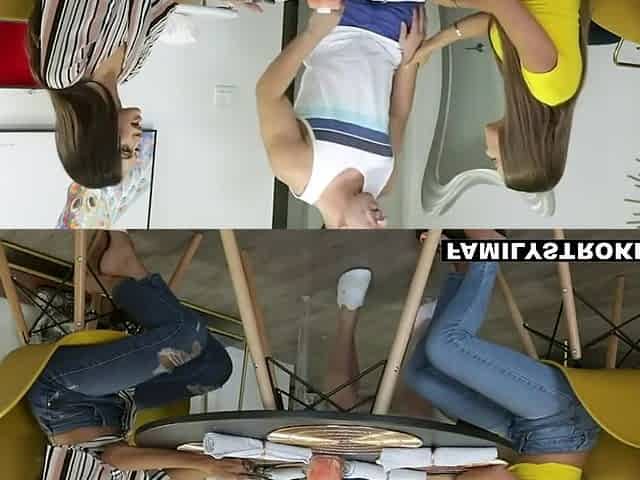 Semi-lesbian Foster Stepmoms Cheer Chap Up With 69 - Havana Bleu And Gia Vendetti