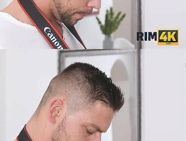 RIM4K. Amazing model enjoys the smack of photographers rectal hole and wang
