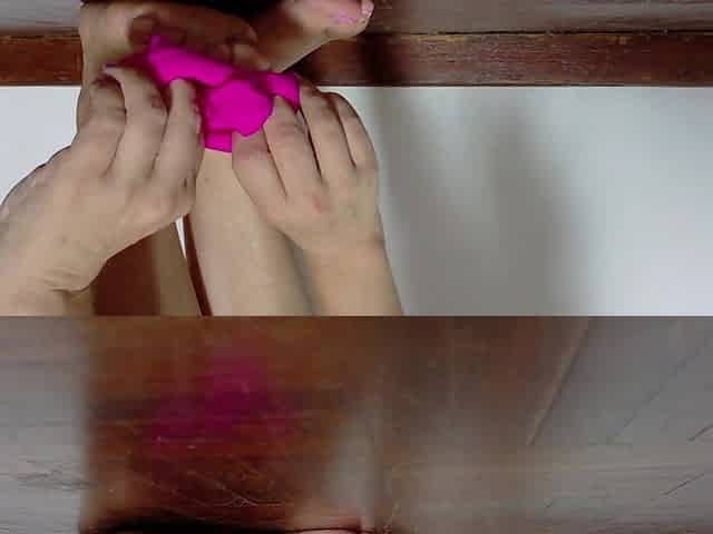 Pink Nails and Nylon
