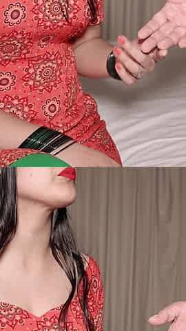 Hot Stepsis Extreme Tight Ass Took the Impossible Looking Dick and Loves the Anal After Hot Blowjob in Hindi Audio
