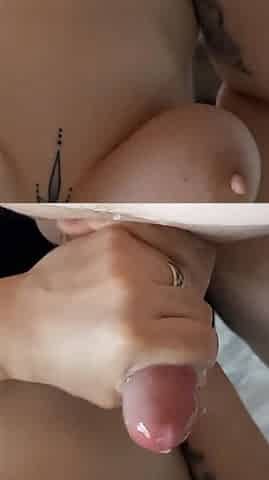 Explosion of Cum From Juli Sins Hard Jerk-off
