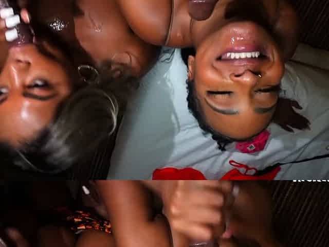 Ebony Threesome Delight with NyNy Lew and Breyana