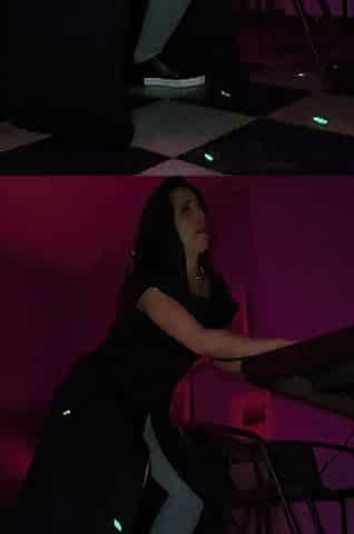 This Is Avid. Russian Wench Widen Her Legs Right on Club Dance Floor in Front of Everybody