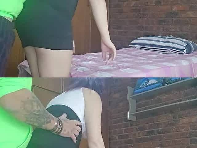 Cheating pregnent neighbours twat filled with cum