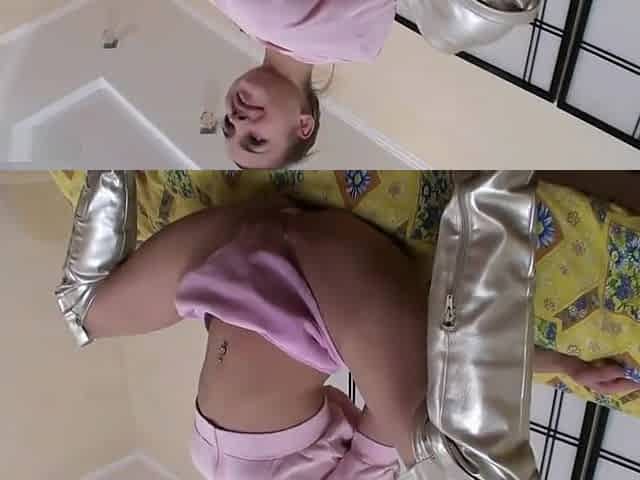 LONG LEGS FLEXIBLE TEEN PINK THONG