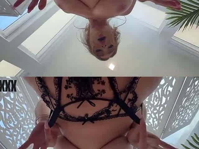 Booty blonde loves POV big cock