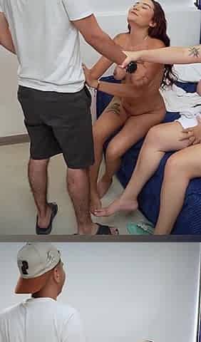 Our Stepfriend Comes to Visit Us and We Have a Threesome with My Stepmom