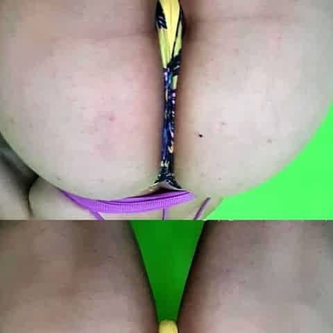 Amateur blondie solo anal masturbation