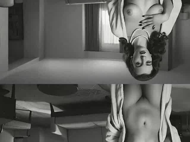 Clips from secret archives. Retro porn. 1st porn discharges. (AI).
