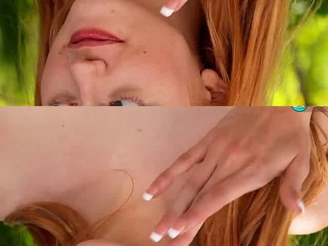 Sexy Redheaded Teen Cutie: Teen Pussy Play