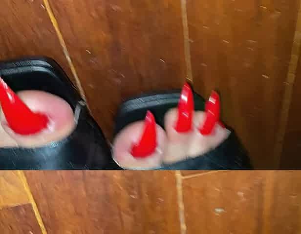 Compilation, including lengthy toenails claws, pumped booty and shlong, self screw, cum in feet soles and mu