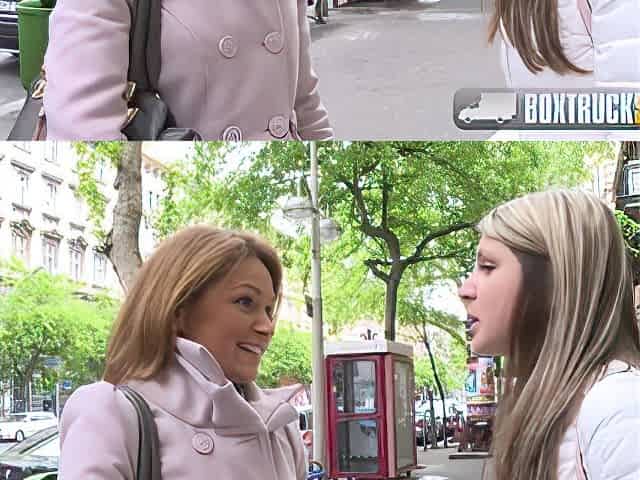 Beautiful Szilvia Lauren Surprised by the Lesbian Model Agent
