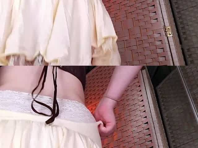 jack off to your NYMPHO GIRLFRIEND as she tries on clothes