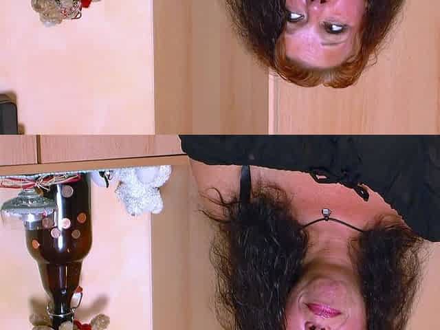 German big natural boobs housewife shows her pussy
