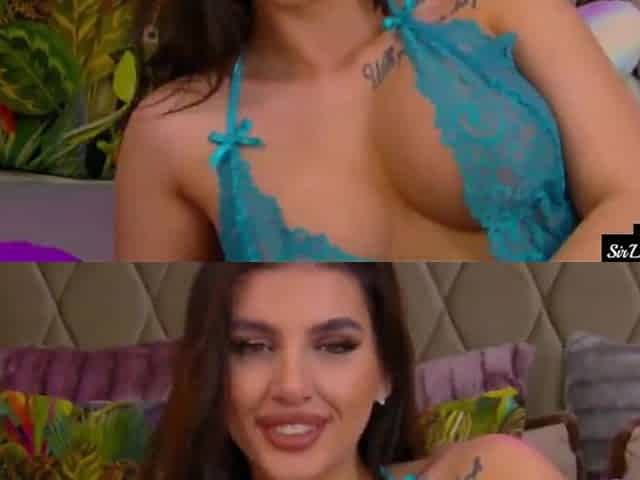 Large Titty Brunette hair Amy Blair Disrobe and Vibrator BJ
