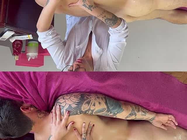 Real Relaxing Massage Turned Handjob with Happy Ending