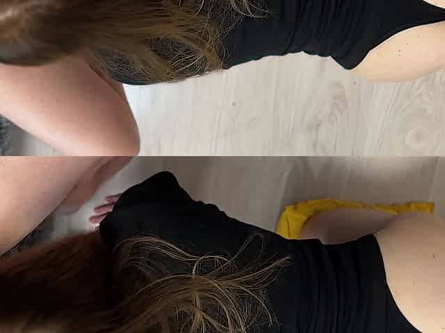 A wet oral from a Russian gal
