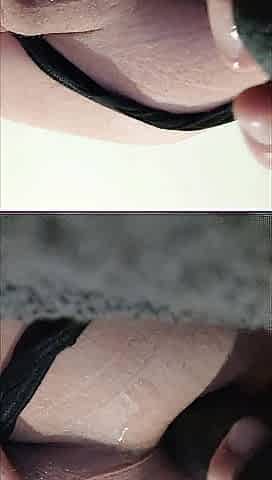 Slim femboy Melissa shuving her bbc sex tool in her lubed aperture