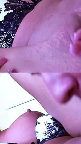 The two sexy teen Krystal Love and Asley masturbate pussy in bed