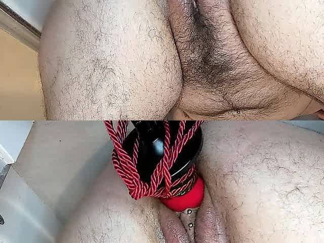 shaggy cuntboy gets knot drilled
