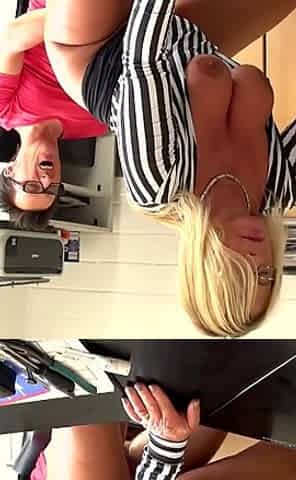 Big Boobs Babes Get Titty Fucked and Suck Dick