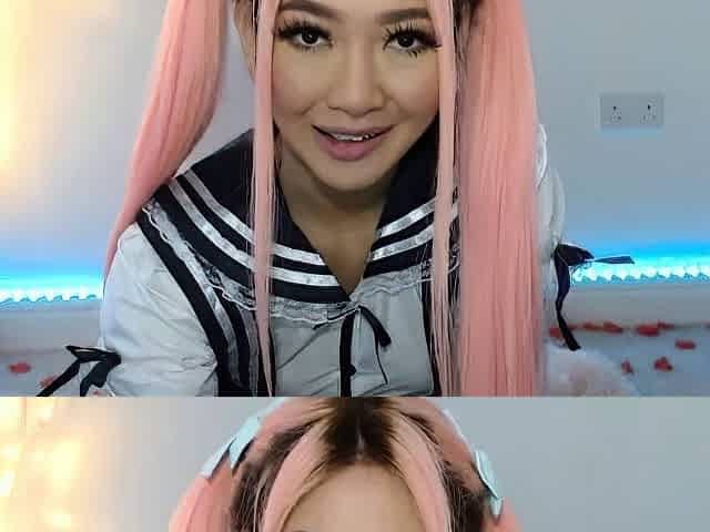 Missreinat - Pink Hair School Girl Fucks Daddy