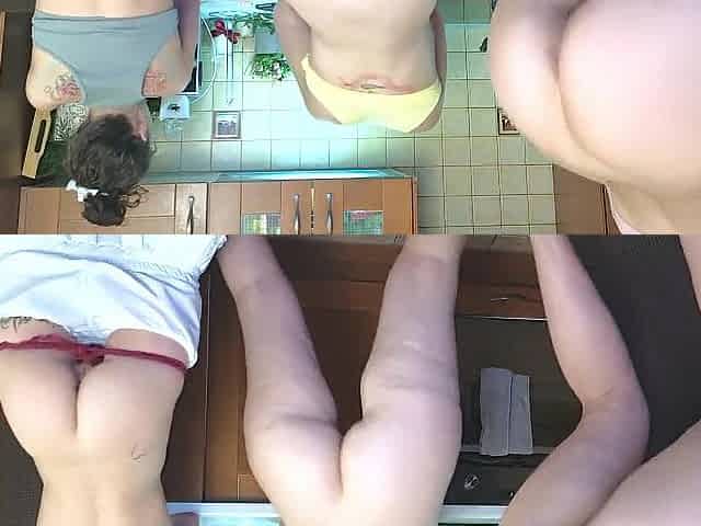 what taut assholes those lesbian babes have