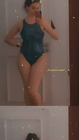 My New Wet Look Swimsuit